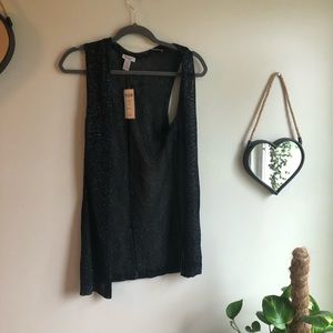 Sleeveless cardigan